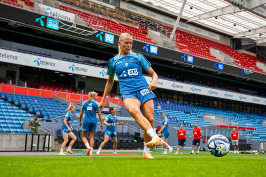 Guro Bergsvand of the Norwegian women's national football