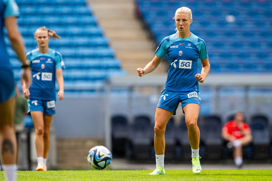 Sophie Román Haug of the Norwegian women's national