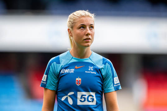 Sophie Román Haug of the Norwegian women's national