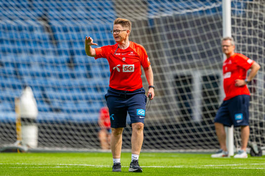 Monica Knudsen, assistant coach of the Norwegian women's