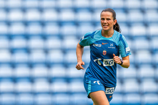 Tuva Hansen of the Norwegian women's national football team