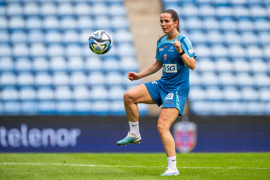 Tuva Hansen of the Norwegian women's national football team
