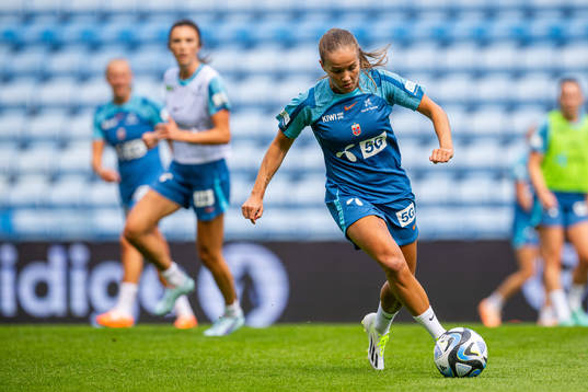 Guro Reiten of the Norwegian women's national football team