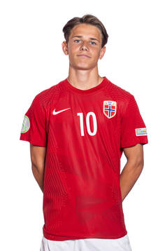 Oliver Braude of the Norwegian U19 national football team