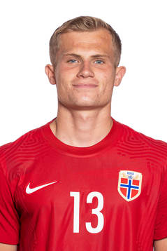 Aleksander Andresen of the Norwegian U19 national football