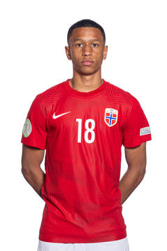 Daniel Bassi of the Norwegian U19 national football team
