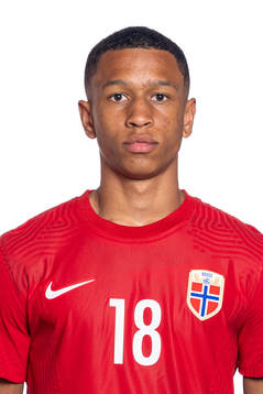 Daniel Bassi of the Norwegian U19 national football team