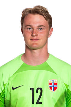 Goalkeeper Viktor Engh of the Norwegian U19 national
