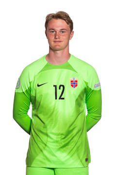 Goalkeeper Viktor Engh of the Norwegian U19 national