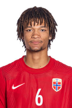 Alwande Roaldsøy of the Norwegian U19 national football
