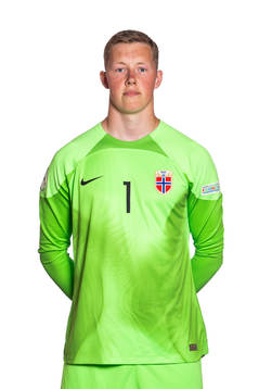 Goalkeeper Magnus Rugland Ree of the Norwegian U19 national