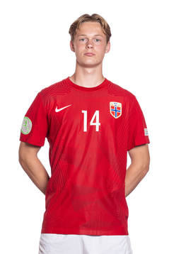 Simen Haram of the Norwegian U19 national football team