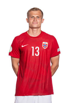 Aleksander Andresen of the Norwegian U19 national football