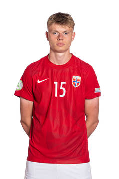 Rasmus Holten of the Norwegian U19 national football team