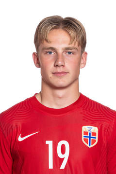 Benjamin Faraas of the Norwegian U19 national football team