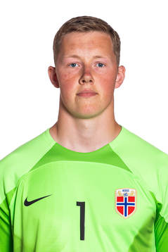 Goalkeeper Magnus Rugland Ree of the Norwegian U19 national