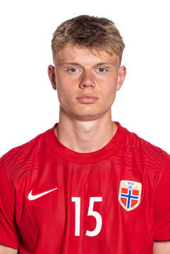 Rasmus Holten of the Norwegian U19 national football team