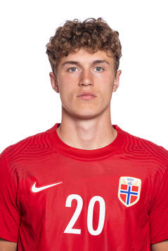 Oskar Sivertsen of the Norwegian U19 national football team