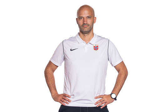 Luis Pimenta, head coach of the Norwegian U19 national