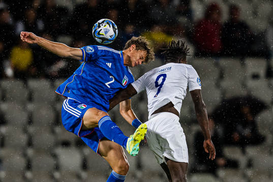 Giorgio Scalvini of Italy and Seedyahmed Tijan Jatta of