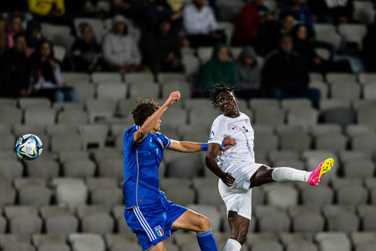 Giorgio Scalvini of Italy and Seedyahmed Tijan Jatta of
