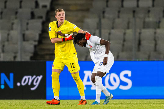 Kristoffer Klaesson and Warren Kamanzi of Norway