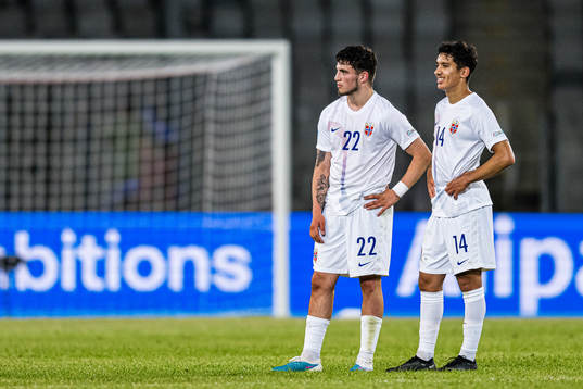 Christos Zafeiris and Osame Sahraoui of Norway
