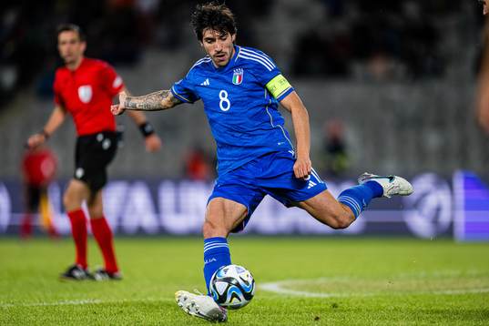 Sandro Tonali of Italy