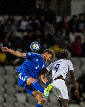 Giorgio Scalvini of Italy and Seedyahmed Tijan Jatta of