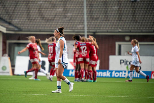 Djurgårdens Hayley Dowd deppar