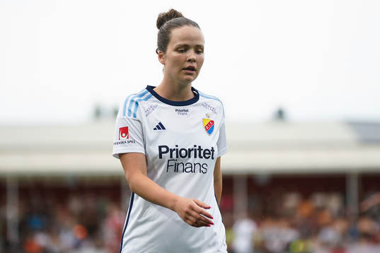 Djurgårdens Julia Walentowicz deppar