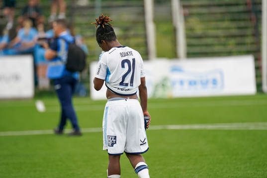 Djurgårdens Portia Boakye deppar