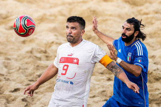 Dejan Stankovic of Switzerland and Gianmarco Genovali of