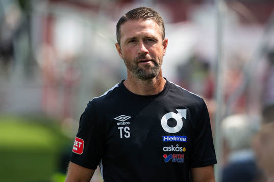 Degerfors tränare Tobias Solberg