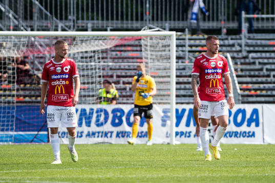 Degerfors Chriss-Albin Mörfelt och Rasmus Örqvist deppar