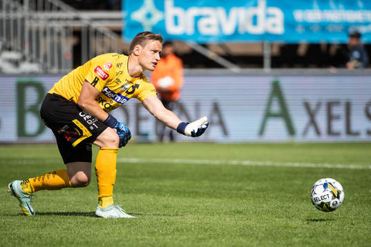 Degerfors målvakt Sondre Lovseth Rossbach