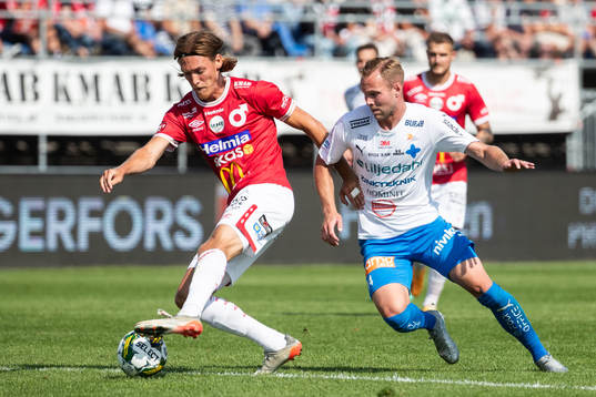 Degerfors Gustav Granath och Värnamos Gustav Engvall