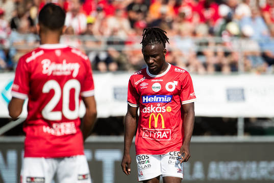 Degerfors Fortune Akpan Bassey deppar