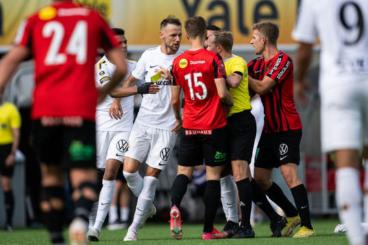 AIKs Alexander Milosevic reagerar mot Brommapojkarnas