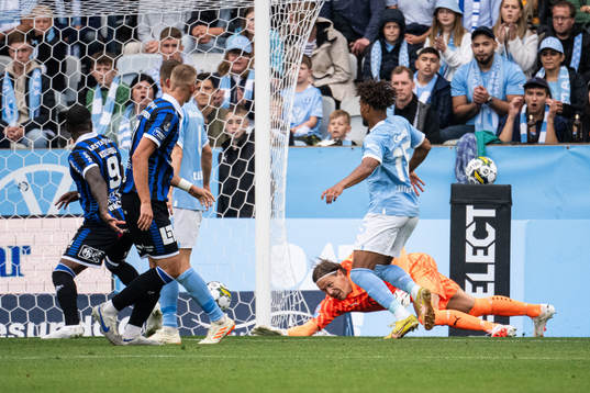 Malmö FFs målvakt Johan Dahlin