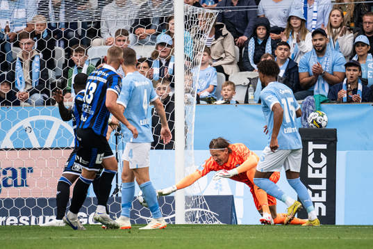 Malmö FFs målvakt Johan Dahlin