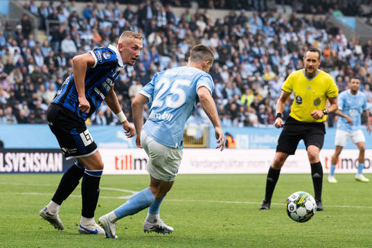 Sirius Jakob Voelkerling Persson och Malmö FFs Gabriel