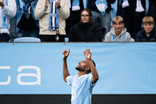 Malmö FFs Isaac Kiese Thelin jublar