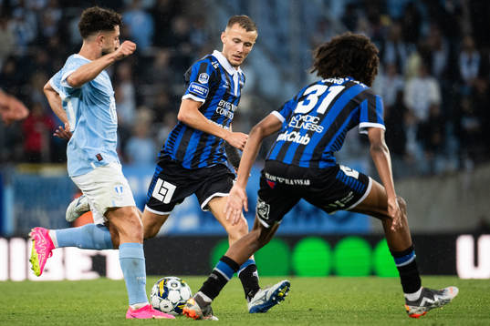 Malmö FFs Moustafa Zeidan och Sirius Melker Heier