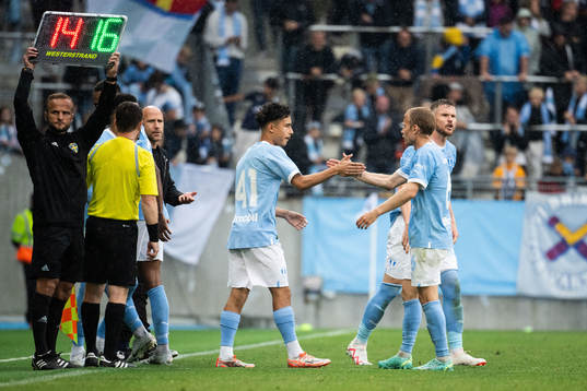 Malmö FFs Adrian Skogmar och Oscar Lewicki