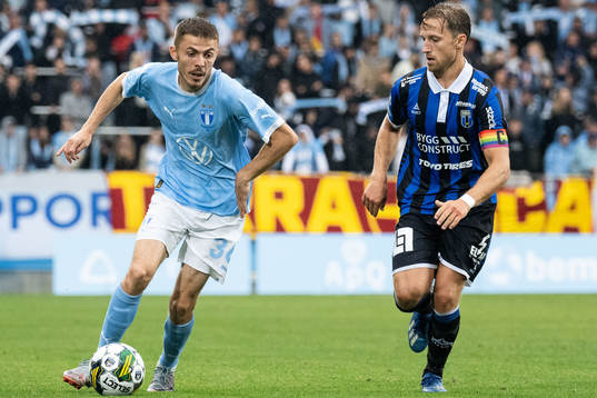 Malmö FFs Patriot Sejdiu och Sirius Daniel Stensson
