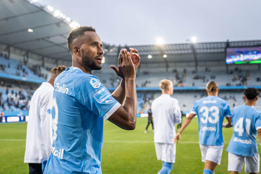 Malmö FFs Isaac Kiese Thelin jublar