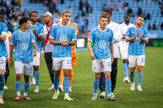 Malmö FFs Elison Makolli och Patriot Sejdiu