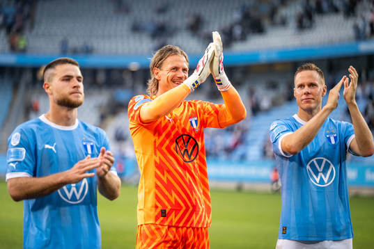 Malmö FFs målvakt Johan Dahlin