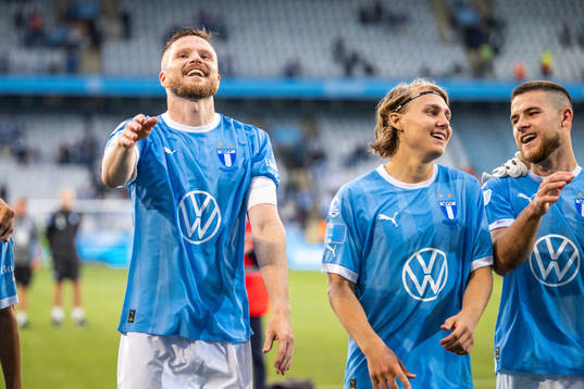 Malmö FFs Lasse Nielsen jublar